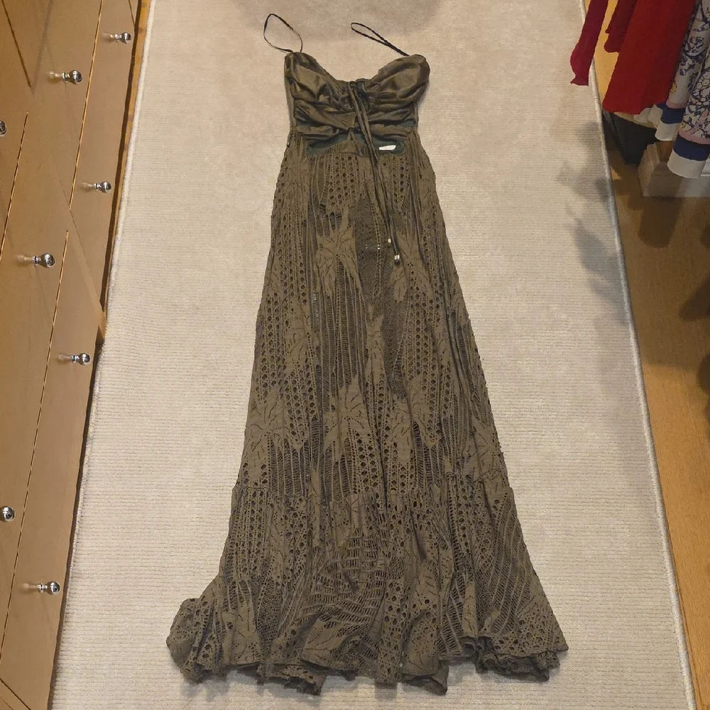 Patbo Olive Beach Dress, Brand New, Never Worn - Picture 1 of 6